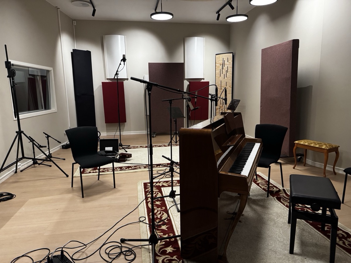 Hovedstudioet på 50 m² hos Mobula Music
